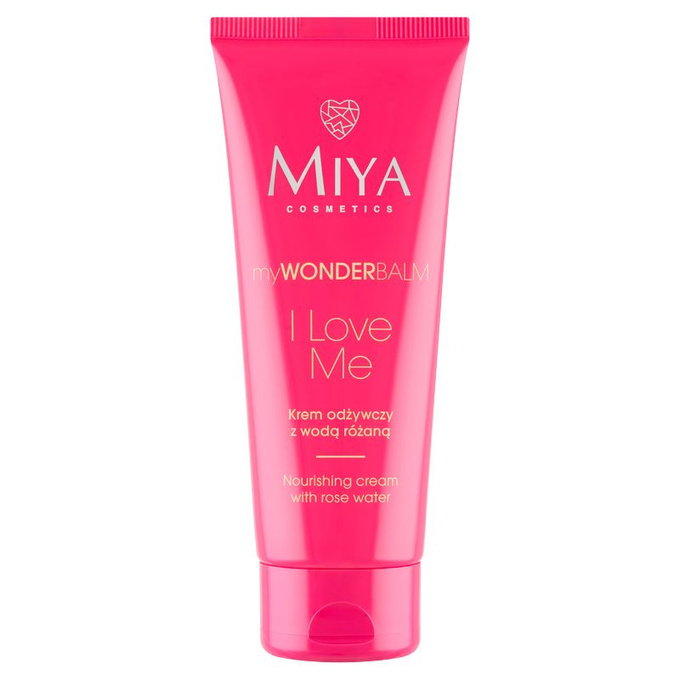 Miya myWONDERBALM - Krem odżywczy z wodą różaną, 75 ml