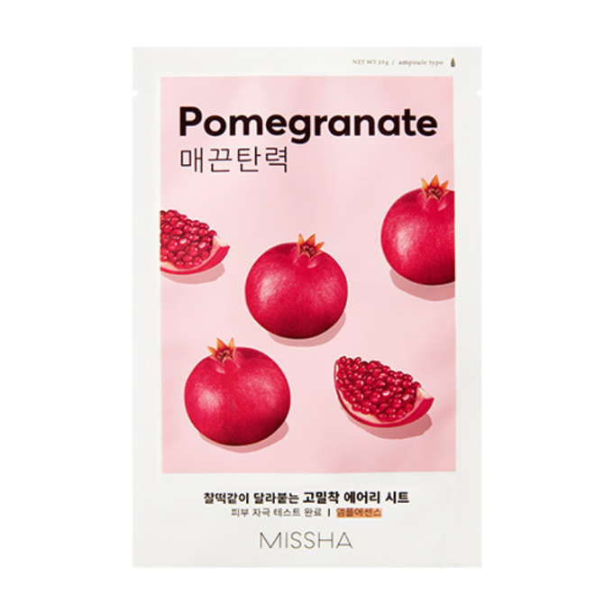 MISSHA Airy Fit Sheet Mask, maseczka w płachcie Pomegranate, 1 szt