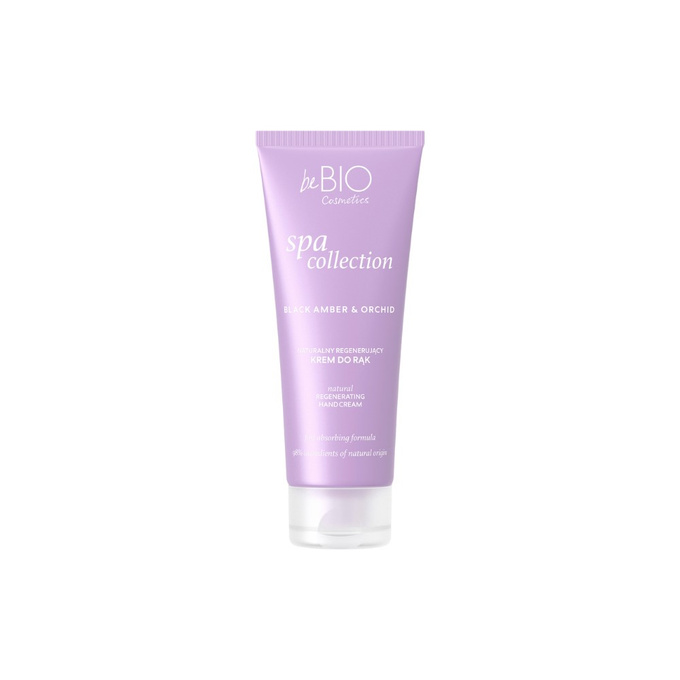 beBIO spa collection Naturalny regenerujący krem do rąk Black Amber & Orchid, 50 ml