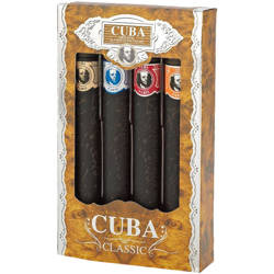 Cuba Classic zestaw Gold woda toaletowa + Blue woda toaletowa + Red woda toaletowa + Orange woda toaletowa 4x35 ml
