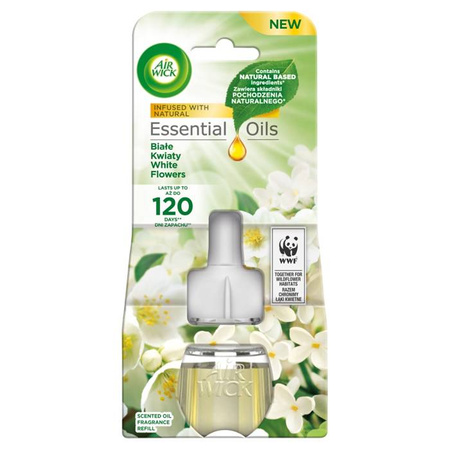 Essential Oils wkład do elektrycznego odświeżacza Białe Kwiaty 19 ml