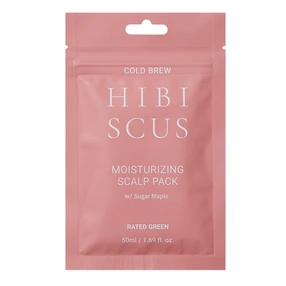 RATED GREEN Cold Brew Hibiscus Nawilżająca kuracja do suchej skóry głowy z hibiskusem i syropem klonowym 50 ml