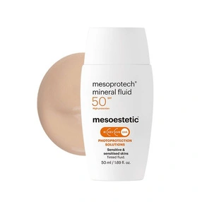 mesoestetic Mesoprotech Mineral Fluid Mineralny krem przeciwsłoneczny SPF 50+, 50 ml