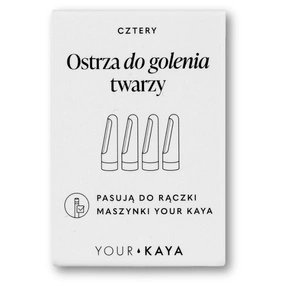 Your KAYA Wymienne ostrza do golenia twarzy, 4 szt