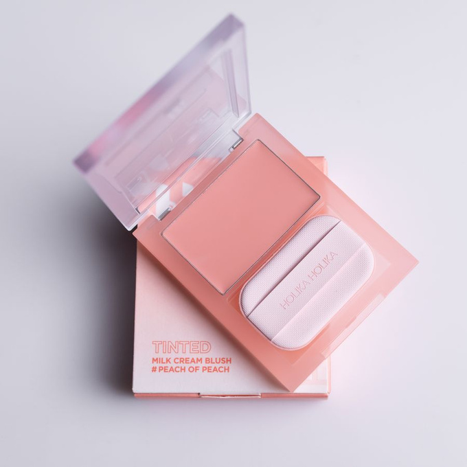 Holika Holika Tinted Milk Cream Blush - Kremowy róż do policzków 02 Peach of Peach, 5 g
