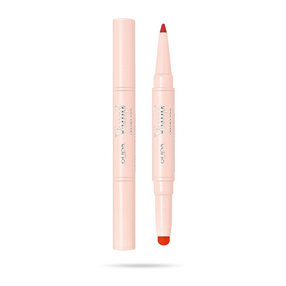 PUPA Milano Vamp! Creamy Duo Pomadka i konturówka do ust - 011 Orange Red, 10 g