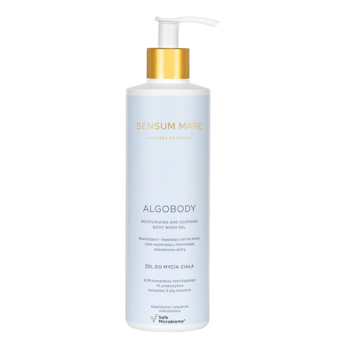 Sensum Mare ALGOBODY Nawilżająco-łagodzący żel do mycia ciała wspierający równowagę mikrobiomu skóry, 300 ml