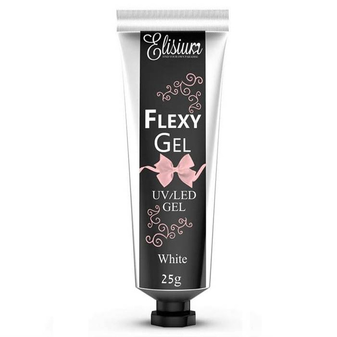 Flexy Gel żel do przedłużania paznokci White 25g