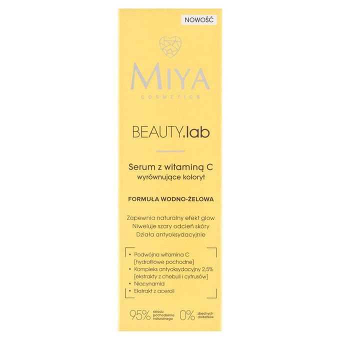Miya BEAUTY.lab – Serum z witaminą C wyrównujące koloryt, 30 ml