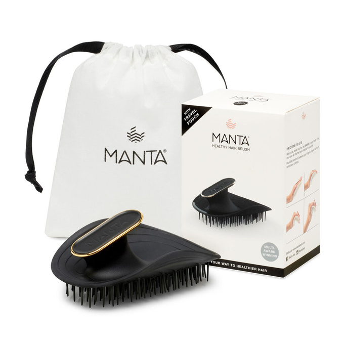 MANTA  – Szczotka do włosów, czarna