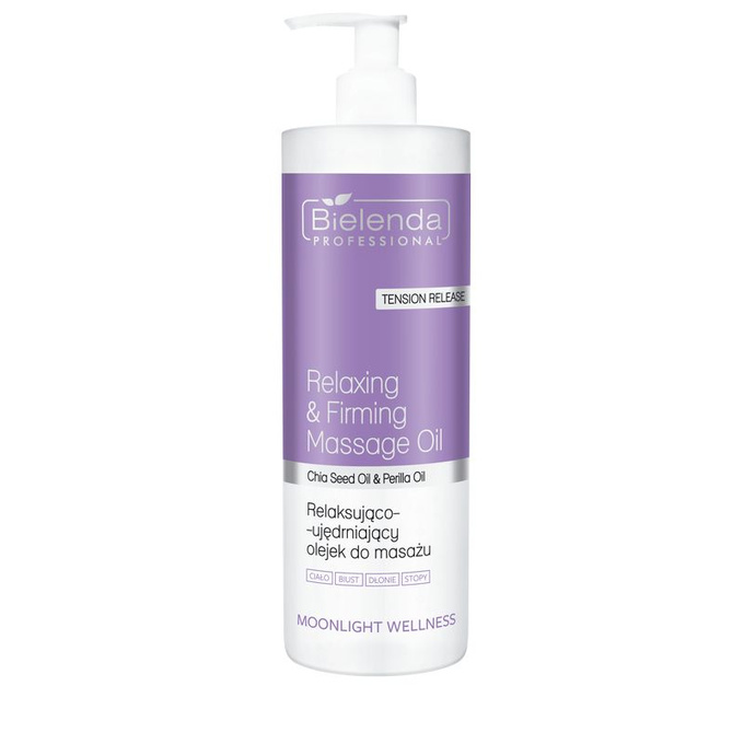 Bielenda Professional Moonlight Wellnes Relaksująco-ujędrniający olejek do masażu, 500 ml