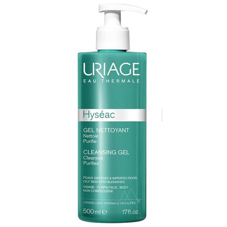 Hyseac Cleansing Gel oczyszczający żel do mycia twarzy i ciała 500 ml