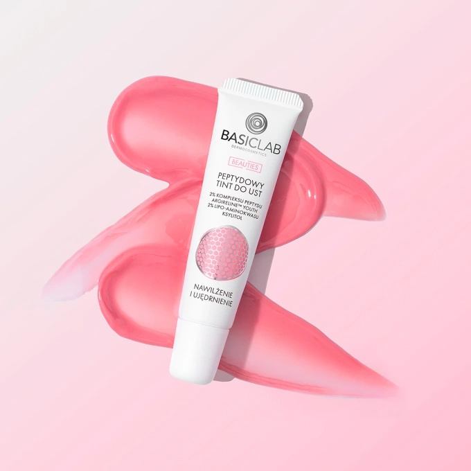 BasicLab Peptydowy tint do ust – 210 Candy Pink, 15 ml