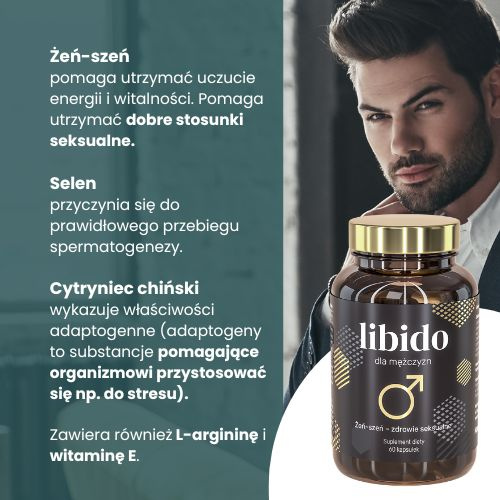 Noble Health Libido dla mężczyzn, 60 kapsułek