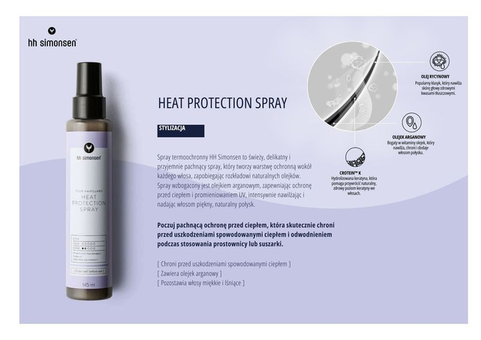 HH SIMONSEN Pielęgnacyjna Ochrona Przed Ciepłem, 145 ml