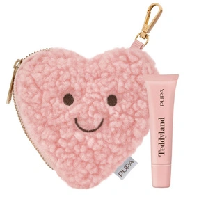 PUPA Milano Teddyland Balsam do ust z kosmetyczką - brelokiem - 001 Rice Milk and Sugar, 10 ml