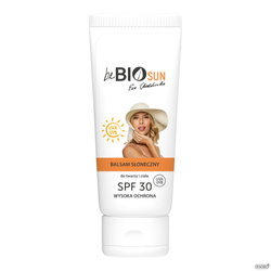 beBIO Balsam do ciała i twarzy z ﬁltrem słonecznym SPF 30 75 ml