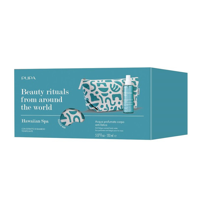 PUPA Milano Hawaiian SPA Zapachowa mgiełka do ciała z kosmetyczką, 150 ml