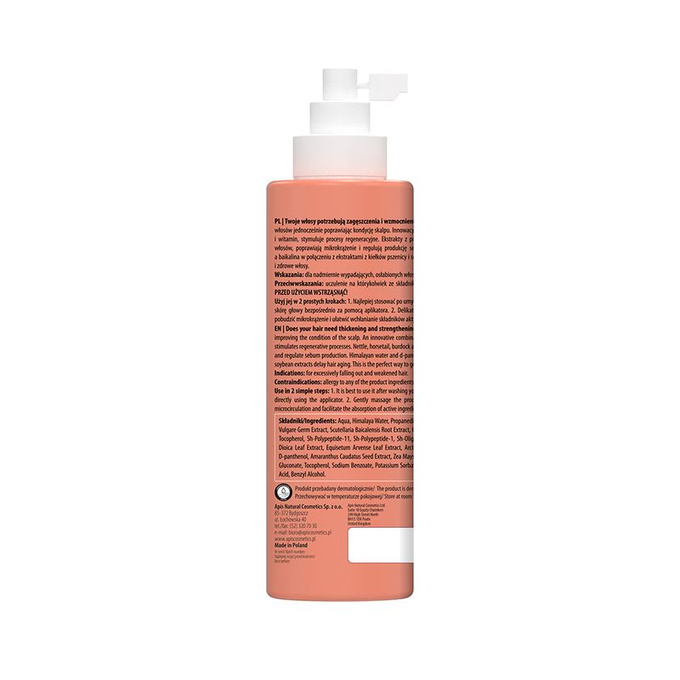 Apis PICK'N'MIX Wzmacniająca wcierka do skóry głowy, 150 ml