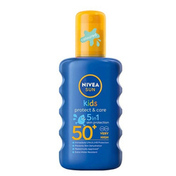 Sun Kids Protect & Care nawilżający spray ochronny na słońce dla dzieci SPF50 200 ml