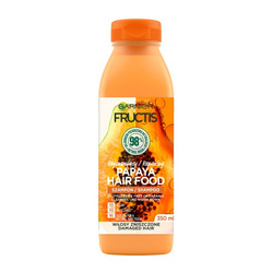 Fructis Papaya Hair Food szampon regenerujący do włosów zniszczonych 350 ml