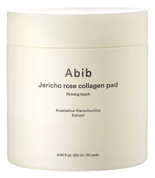 Abib Jericho Rose Collagen Pad Firming Touch - Nawilżająco-ujędrniające płatki do twarzy, 60 szt