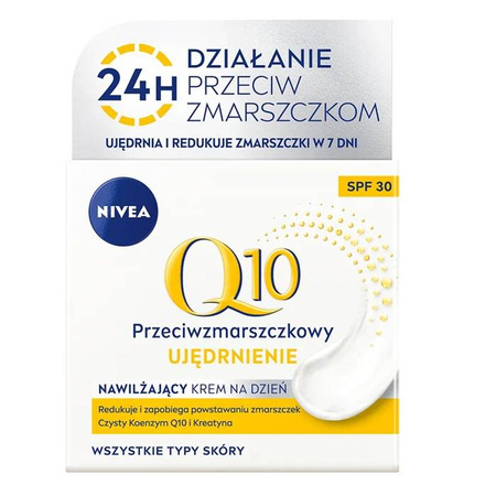 Q10 Ujędrnienie przeciwzmarszczkowy nawilżający krem na dzień SPF30 50 ml