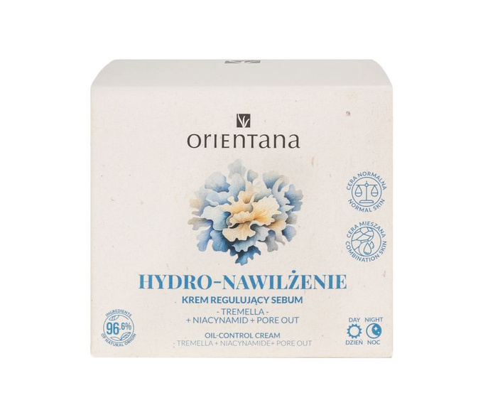 Orientana Hydro Nawilżenie Krem Regulujący Sebum, 50ml