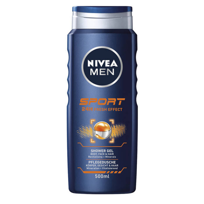 Men Sport żel pod prysznic do twarzy ciała i włosów 500 ml