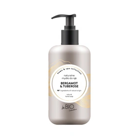 beBIO Naturalne mydło do rąk bergamotka i tuberoza, 300 ml