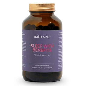 Natu Care Sleep with Benefits żelki na sen - malina