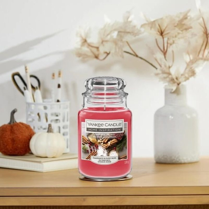 Yankee Candle CINNAMON DELIGHT - świeca duża 538 g