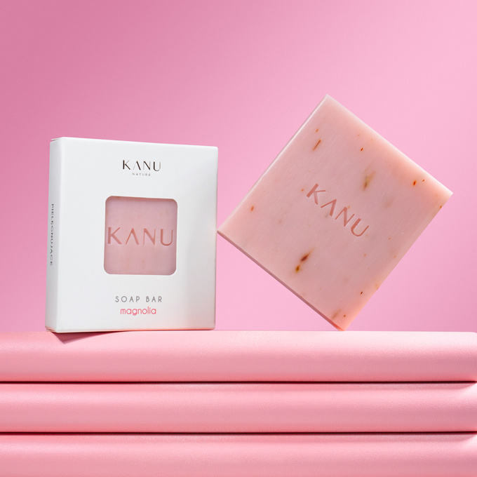 Kanu Nature Mydło w kostce magnolia, 75 g