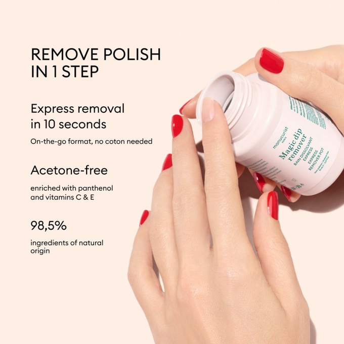 Manucurist Magic Dip Remover zmywacz do paznokci, 70 ml