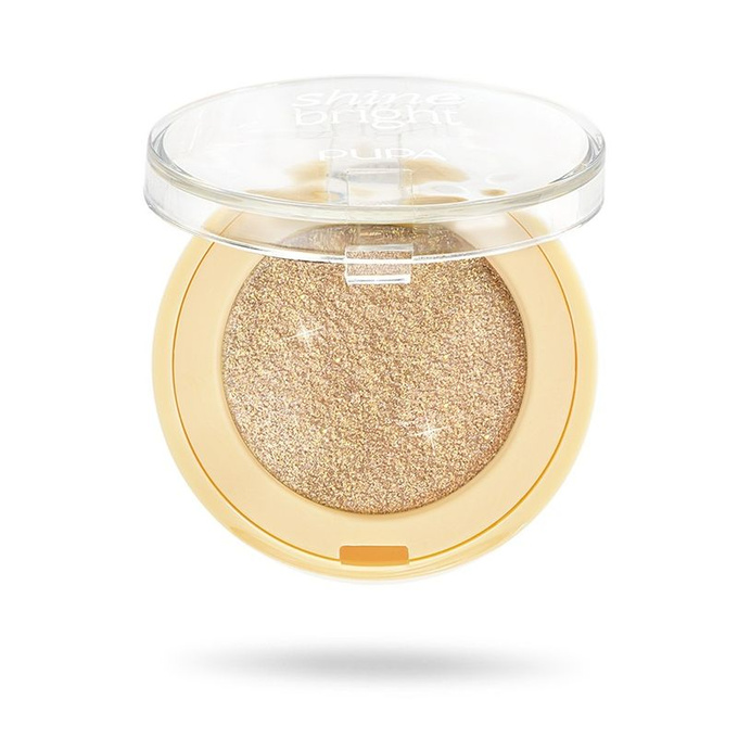 PUPA Milano Shine Bright Cień do powiek - 001 Golden Hour, 1,6 g