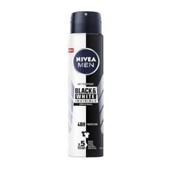 Men Black&White Invisible Original antyperspirant spray 250 ml