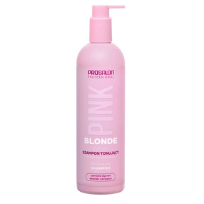 PROSALON PINK BLONDE Różowy szampon tonujący do włosów rozjaśnianych, 500 ml