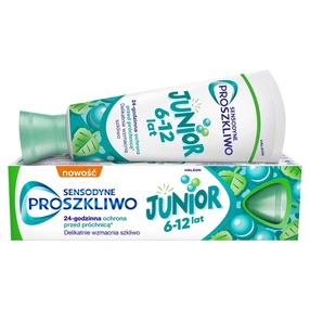 Sensodyne Proszkliwo Junior pasta do zębów dla dzieci 6-12 lat, 75 ml