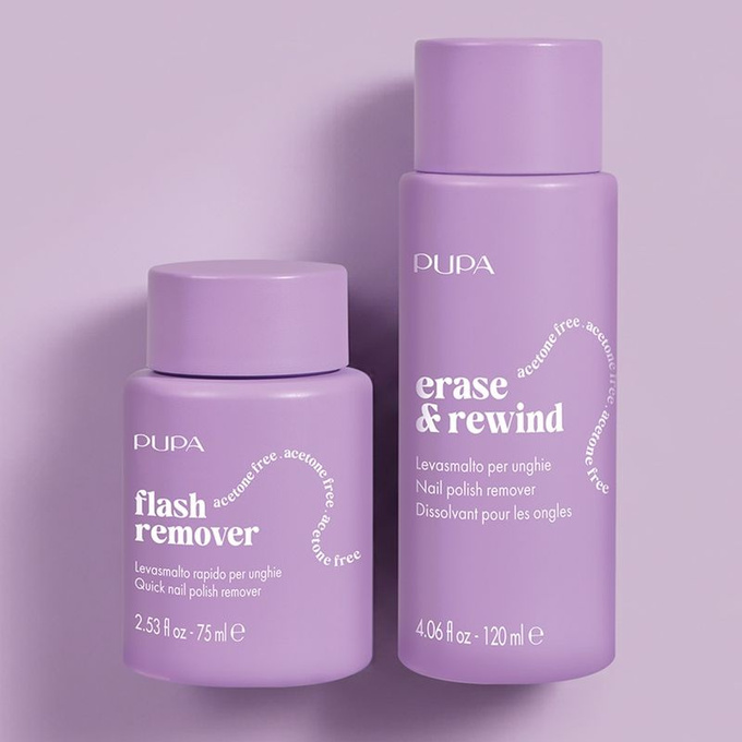 PUPA Milano Flash Remover Zmywacz do paznokci z gąbką, 75 ml