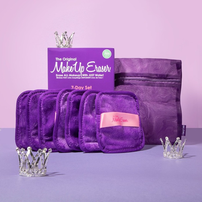 The Original MakeUp Eraser 7-Day Set Queen Purple