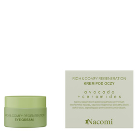 Nacomi Rich&comfy regeneration - Krem pod oczy Awokado 15 ml