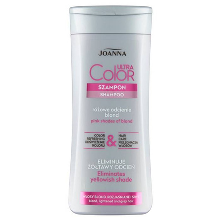 Ultra Color szampon nadający różowy odcień do włosów blond i rozjaśnianych 200 ml