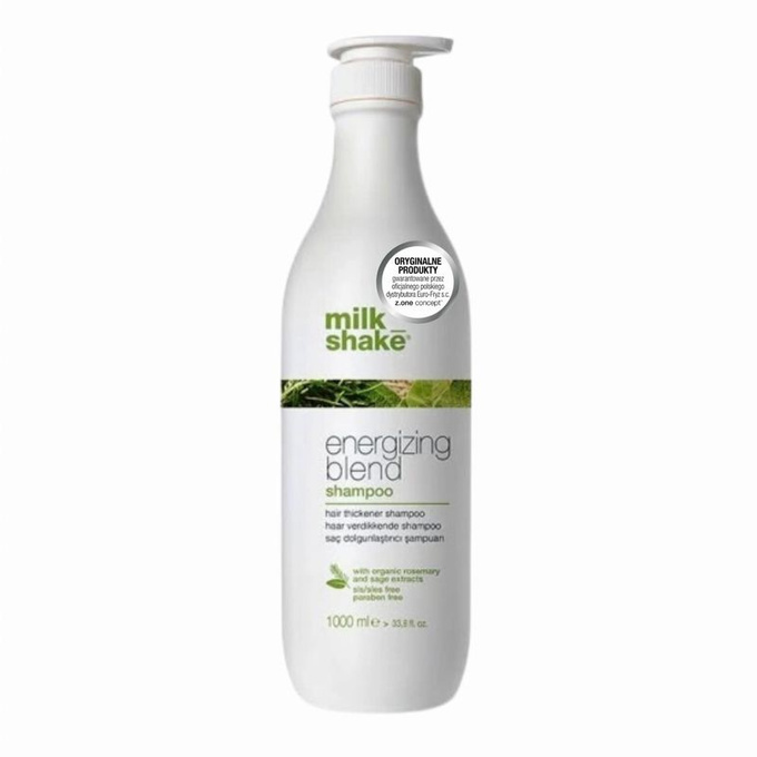 Milk Shake Energizing Blend - szampon do włosów, 1000 ml