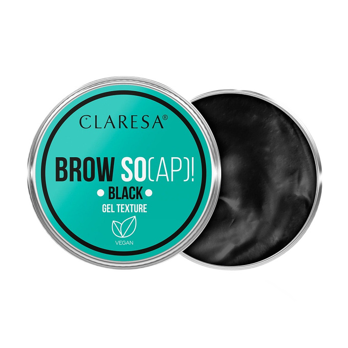 Claresa Brow Soap mydełko do stylizacji brwi Black 30ml