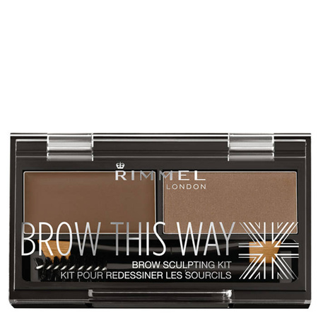 Brow This Way Brow Sculpting Kit zestaw do konturowania brwi 002 Medium Brown 1.3g