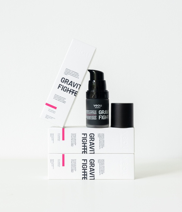 Veoli Botanica GRAVITY FIGHTER Napinająco-odmładzające serum pod oczy i na powieki, 15 ml