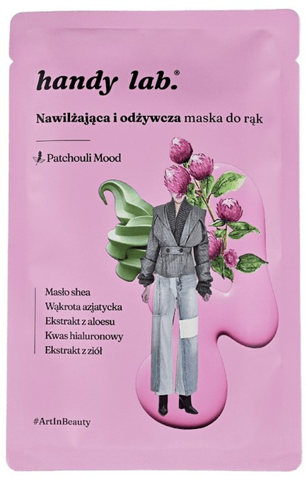 handy lab. Patchouli Mood maska na dłonie w rękawiczkach, 1 para