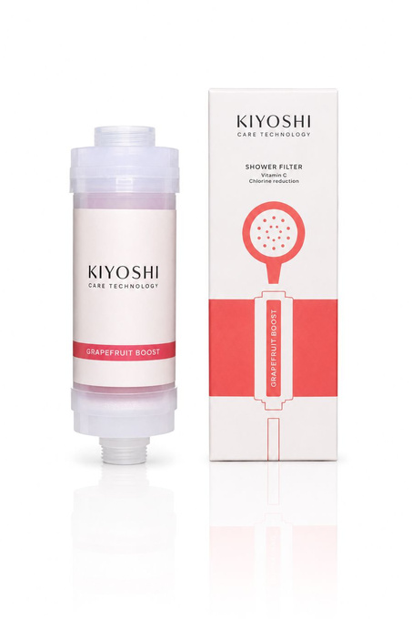 Kiyoshi Grapefruit Boost – filtr prysznicowy z witaminą C o zapachu grejpfruta, 95 g