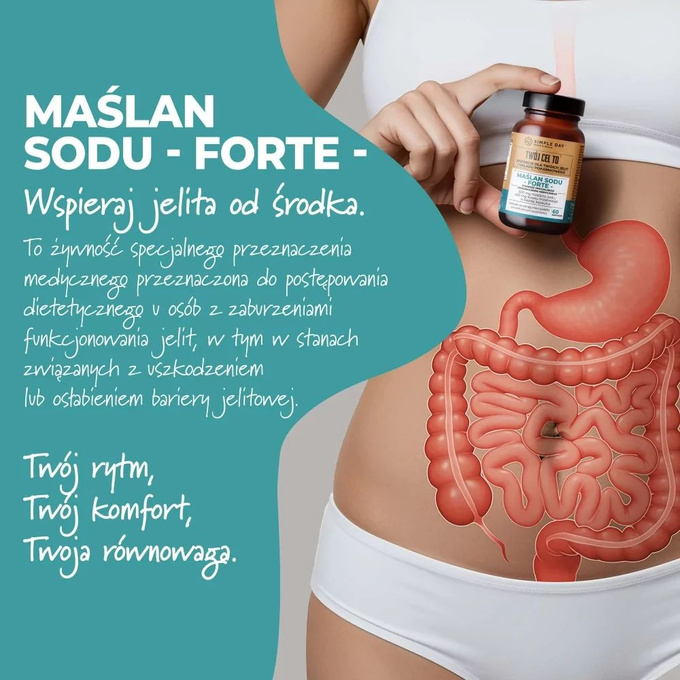 Twój Cel To Maślan Sodu - Forte, 60 kapsułek