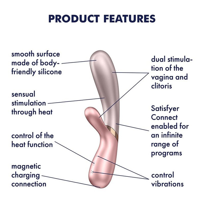 Satisfyer Hot Lover, stymulator intymny, różowy